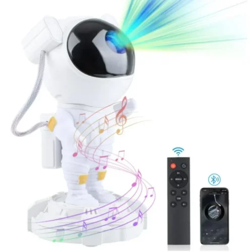 Star Projector Galaxy Night Light - Astronaut Space Projector, Starry Nebula Ceiling LED Lamp with Timer and Remote, Room Decor.